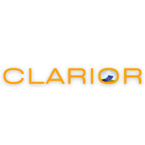 Clarior White PNG Logo