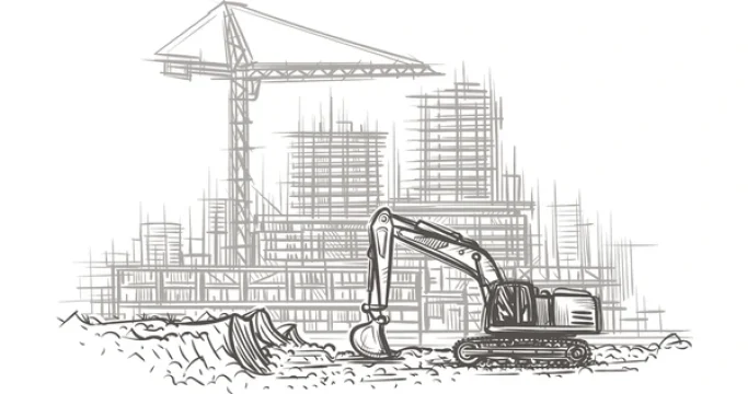 excavator-on-construction-site-hand-600nw-1038205291